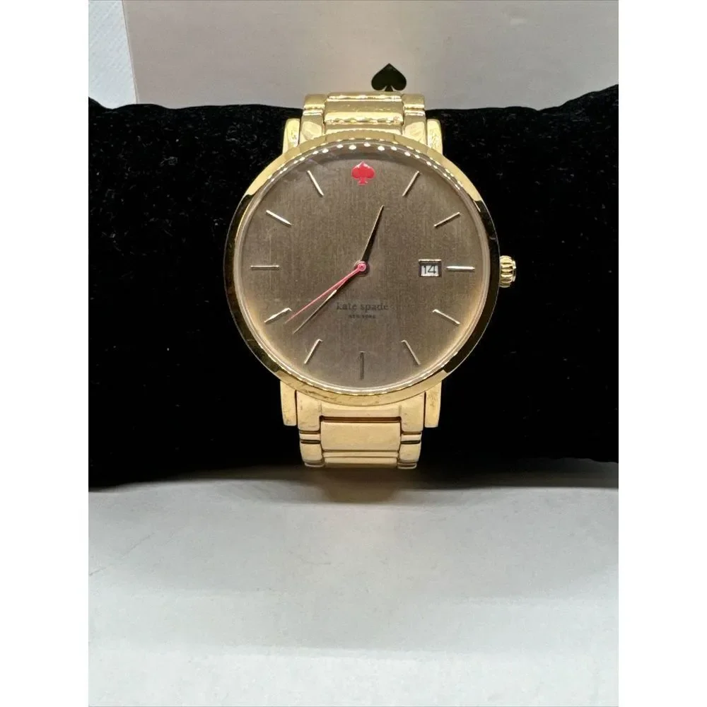 Kate Spade Gramercy Grand 0641 Women's Rose Gold Analog Dial Quartz Watch JNA132